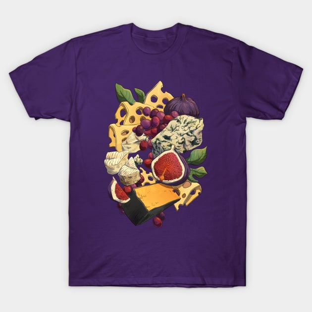 Cheeseboard T-Shirt by Victoria Hamre
